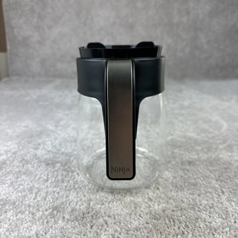 Ninja Coffee Replacement Glass Carafe Fits CFP Series 32 & Others Wide Mouth Lid